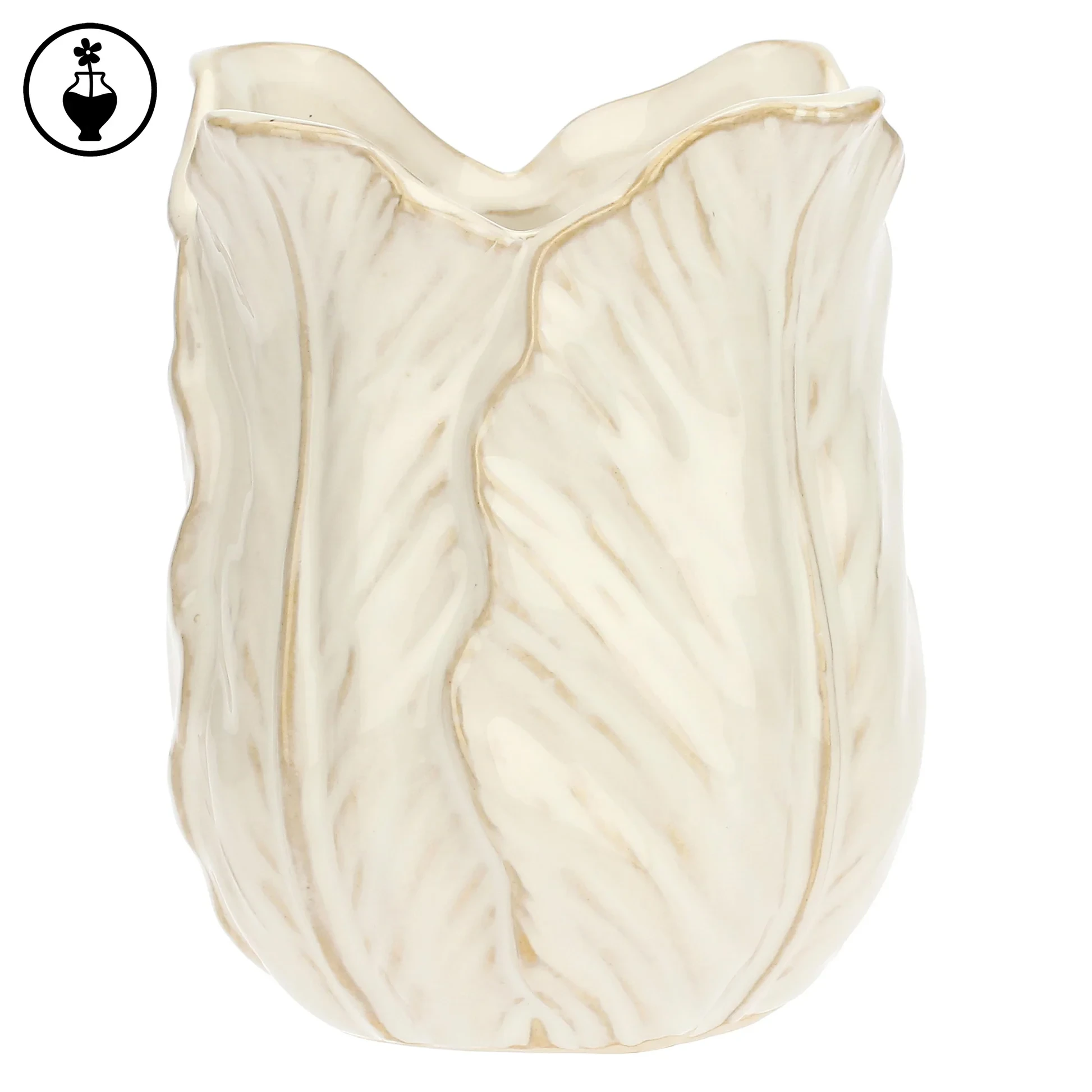 Rituali Domestici Kvetináč "Dordogna Bianco" – Ø 14,5 x 15 cm