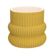 Rituali Domestici Kvetináč "Lino" horčicová žltá - priemer 24 cm