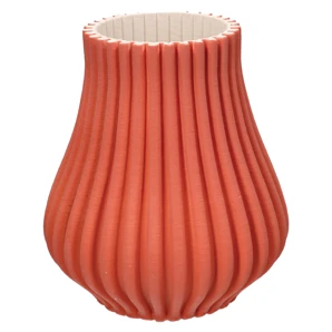 Rituali Domestici Váza "Lino" koralová červená - priemer 25 cm