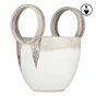 Rituali Domestic Kvetináč "Reagisco Basso Sabbia" – 18,5 x 17 x 23,5 cm