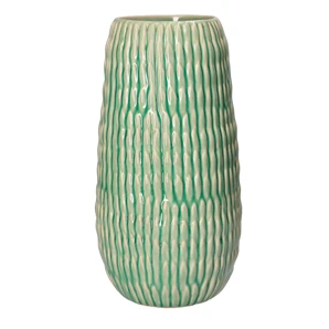 Rituali Domestici Váza "Agavina" zelená veľkosť M - priemer 15 cm