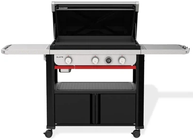 Plynový gril Weber® Slate GP Premium Griddle, 76 cm - Čierna
