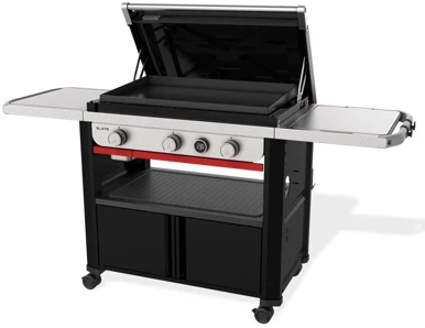 Plynový gril Weber® Slate GP Premium Griddle, 76 cm - Čierna