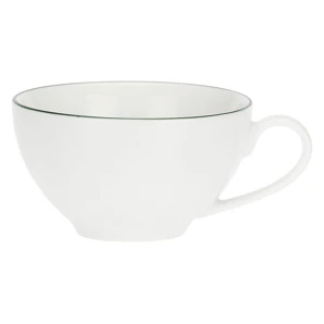 Sada 6 ks – Šálka na čaj s podšálkou Dintorno – Porcelán, 220 ml