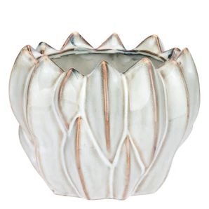 Rituali Domestici Kvetináč "Brassica"  Ø19×15 cm – kamenina, nebeská modrá