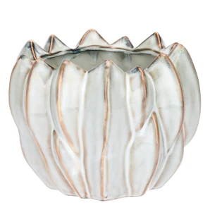 Rituali Domestici Kvetináč "Brassica"  Ø19×15 cm – kamenina, nebeská modrá