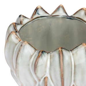 Rituali Domestici Kvetináč "Brassica"  Ø19×15 cm – kamenina, nebeská modrá