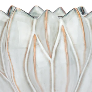 Brassica Dekoratívny kvetináč L – Kamenina, Ø26×16 cm, nebeská modrá