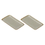 Súprava 2 obdĺžníkových podnosov 27x19cm Concerto Avorio