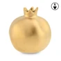 Váza zlatá matná na 1kvet-tvar granátové jablko M-9,5x10cm, Aragona 