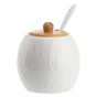 Cukornička porcelánová s lyžičkou a dreveným vrchnákom 250ml, Intavola 