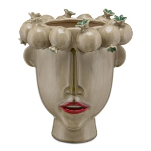 Rituali Domestici Béžová váza, Arciboldo - porcelán, 22x21,5x30cm