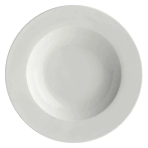 Jedálenská súprava Essenziale – biely porcelán s reliéfnym okrajom, 12 ks (pre 4 osoby)