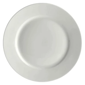 Jedálenská súprava Essenziale – biely porcelán s reliéfnym okrajom, 12 ks (pre 4 osoby)