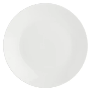 Dezertný tanier Essenziale Coup – Bone China porcelán, Ø 20 cm – sada 6 ks