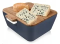 Tomorrow's Kitchen 27104603 Súprava na chlieb/čipsy a omáčky „Bread & Dip“ – modrá