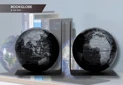 Troika Zarážky na knihy s glóbusom "Bookglobe"