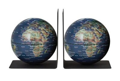 Troika Zarážky na knihy s glóbusom "Bookglobe"