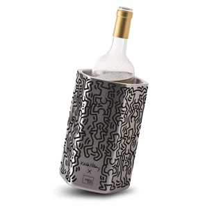 Vacu Vin Chladič na víno a šampanské "Hive x Keith Haring" z nehrdzavejúcej ocele