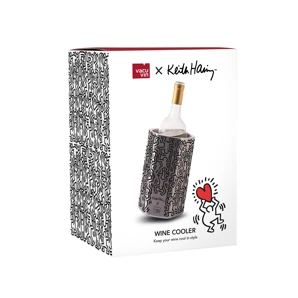 Vacu Vin Chladič na víno a šampanské "Hive x Keith Haring" z nehrdzavejúcej ocele