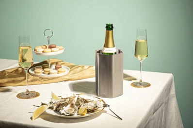 Vacu Vin Chladič na víno a šampanské "Hive" z nehrdzavejúcej ocele