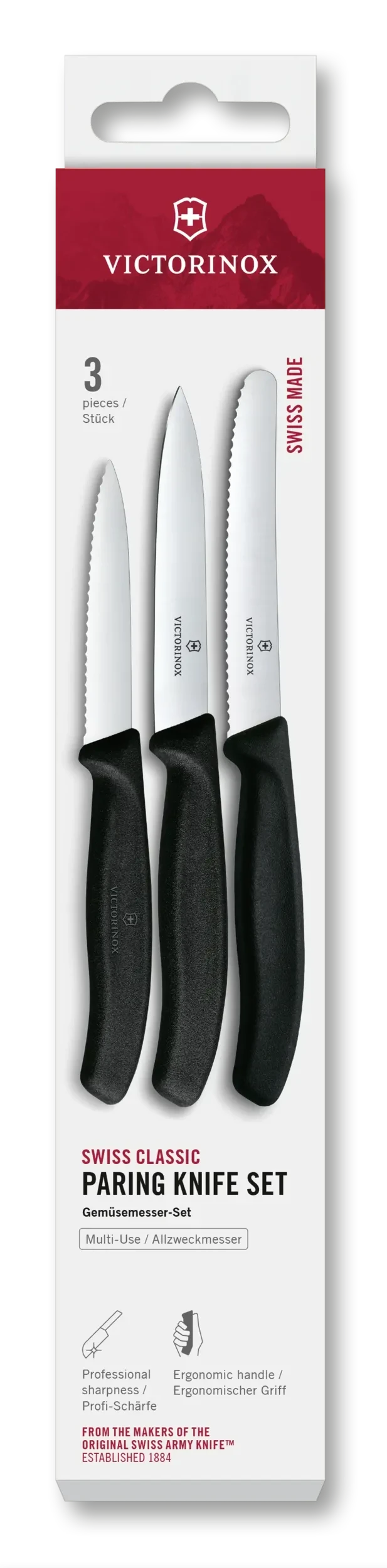 Victorinox sada švajčiarskych lúpacích nožov 3ks