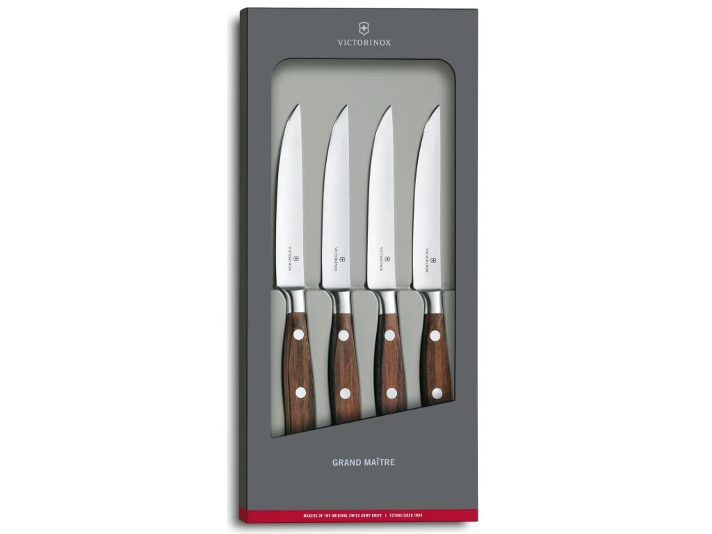 Victorinox Súprava nožov na steak 4ks - drevo