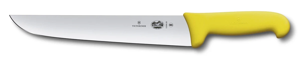 Victorinox mäsiarsky nôž Fibrox - žltý