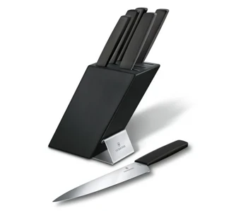 Victorinox Swiss Modern blok s čiernymi nožmi 6.7186.63