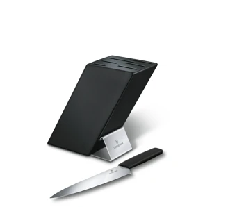 Victorinox Swiss Modern blok na nože, prázdny, čierny 7.7086.03