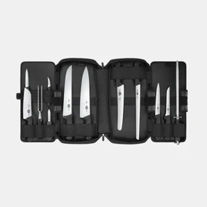 Victorinox Súprava kuchárskych nožov v puzdre, 15 kusov, čierna