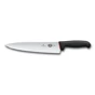 Victorinox Fibrox Dual Grip 5.2003.25D Kuchársky nôž 25 cm - čierna/červená