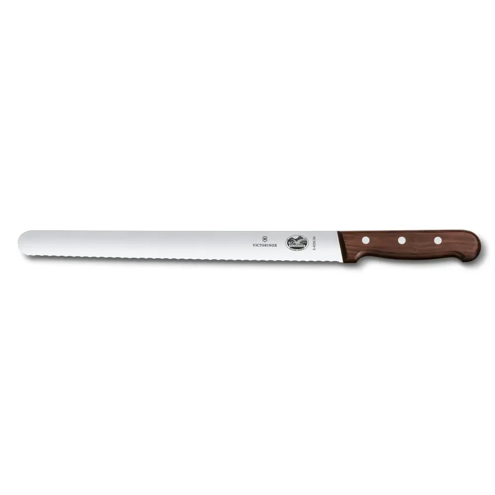 Victorinox 5.4230.30 Nôž na krájanie 30 cm - vlnitý, javorové drevo