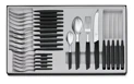 Victorinox Swiss Modern Príborová sada - 24 ks - čierna