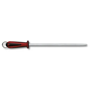 Victorinox 7.8511 Ocieľka 30 cm - micro jemný rez, okrúhly, čierna/červená