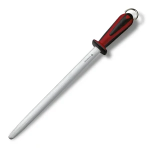 Victorinox 7.8521 Ocieľka 30 cm - micro jemný rez, oválny, čierna/červená