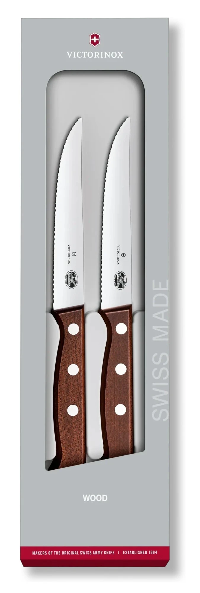 Victorinox 5.1230.12G sada nožov na steak 2ks - drevo