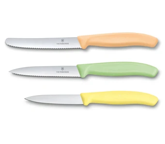 Victorinox 3-dielna súprava nožov na ovocie a zeleninu Trend Colors