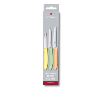 Victorinox 3-dielna súprava nožov na ovocie a zeleninu Trend Colors
