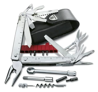 Victorinox SwissTool X Plus RATCHET v koženom puzdre